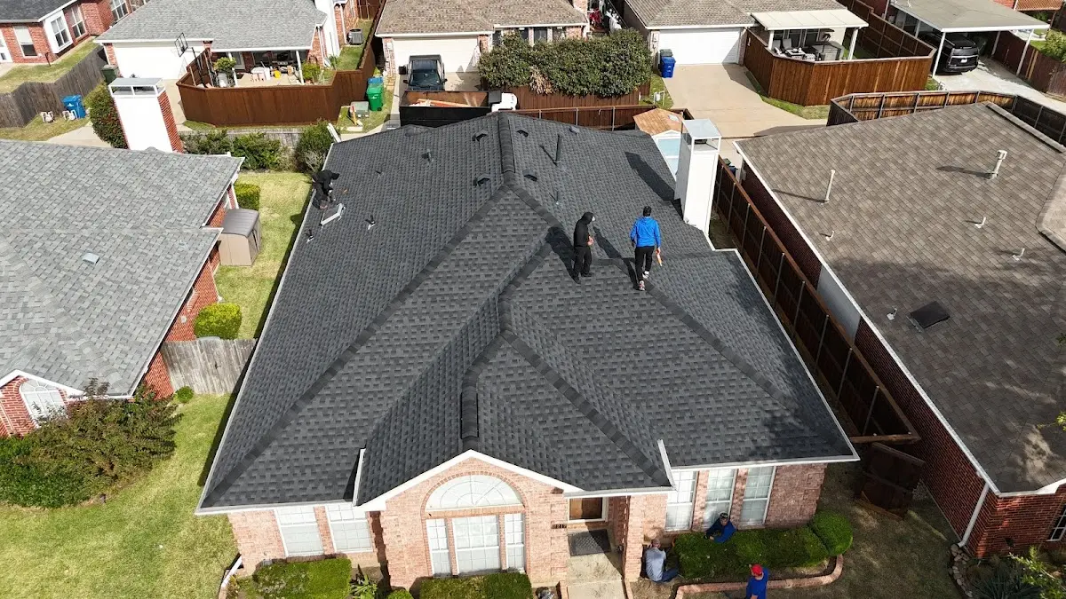 Commercial Roofing work in progress on a Southport property